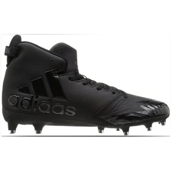 Adidas Freak X Carbon Mid Men's Football Cleats Triple Black Size 17 -NEW NO BOX - Picture 13 of 14